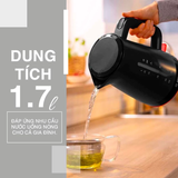  Ấm đun siêu tốc BOSCH chính hãng TWK3M123 màu đen 