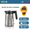  ẤM ĐUN NƯỚC SIÊU TỐC BOSCH CHÍNH HÃNG TWK6M480 ( ĐEN XÁM) 