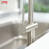  Vòi rửa bát dây rút Konox Volta Nickel 