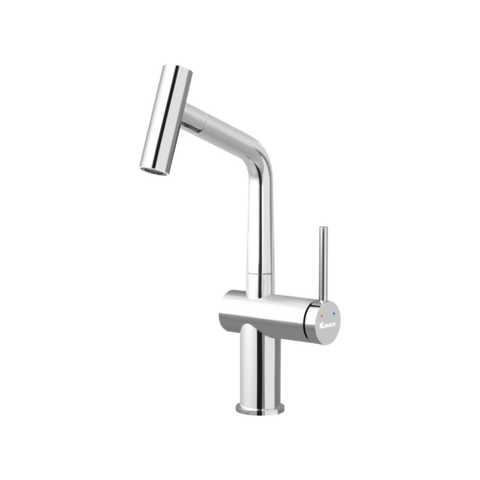 Vòi rửa bát dây rút Konox Volta Chrome