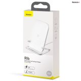  Đế sạc nhanh không dây Baseus Rib 15W cho iPhone/Samsung/ Xiaomi/ Oppo (Horizontal and Vertical Holder Wireless Quick Charger ) 