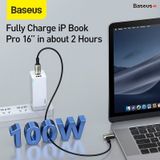  Cáp sạc nhanh siêu bền C to C 100W Baseus Hammer Gen2 Type-C Cable  (20V/5A, 4K60Hz Video Support, Power Delivery 3.1, QC3.0 Quick Charge Cable) 