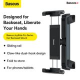  Giá treo xếp gọn dùng gắn lưng ghế trên xe hơi Baseus JoyRide Pro Backseat Car Mount Black (dùng cho Smartphone/ Tablet/ iPad ) 