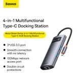  Bộ Hub Mở Rộng Cho Macbook/Laptop Baseus Metal Gleam Multifunctional Type-C HUB Docking Station 