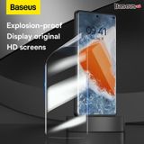  Kính Cường Lực Baseus 0.15mm Full-screen Curved Surface Water Gel Protector For iQOO9 Pro (2pcs/pack+Pasting Artifactl ) 