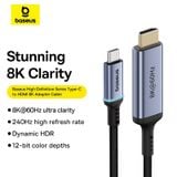  Cáp chuyển Type C to HDMI Baseus High Definition Series 8K/60Hz Adapter (1.5m, siêu nét) 