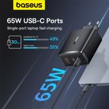  Củ Sạc Nhanh Baseus Cube Pro Fast Charger 2C+U 65W 