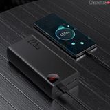  Pin Sạc Dự Phòng Baseus Adaman Digital Display Fast Charge Power Bank 40000mAh 22.5W  (With Simple Series Charging Cable USB to Type-C 0.3m Black) 