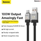  Cáp Sạc Nhanh Baseus CoolPlay Series Fast Charging Cable USB to Type-C 100W Cho Huawei Honor Android 6A/100W 