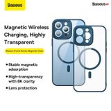  Ốp Lưng Nhựa Cứng Viền Dẻo Sử Dụng Magsafe Baseus Frame Series Magnetic Case Cho iPhone 14 series 