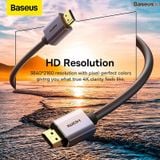  Cáp HDMI 4K Cao Cấp Baseus High Definition Series Graphene HDMI to HDMI  Adapter Cable 