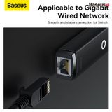  Hub Chuyển Đổi Kết Nối Baseus Lite Series Ethernet Adapter Type C to RJ45 LAN Port (100Mbps/1000Mbps) 