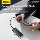  Hub Mở Rộng Chuyển Đổi Kết Nối Type C Sang USB A Baseus Lite Series Type-C HUB Docking Station 