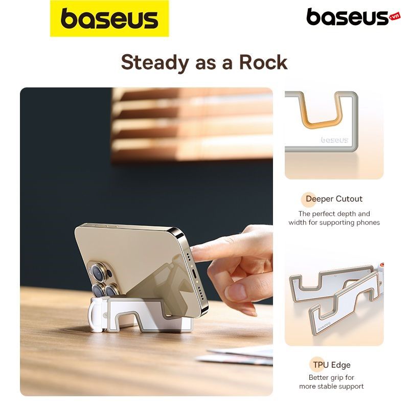  Giá Đỡ Điện Thoại Baseus Portable Series Folding Phone Stand Nhỏ Gọn Có Thể Xếp Lại 