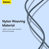  Dây Đeo Tai Nghe Baseus Bằng Nylon Bện Sợi Pha Lê Cho Airpods Và Điện Thoại 