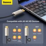  Cáp HDMI Sợi Quang Cao Cấp Tốc Độ Cao Baseus High Definition Series Optic Fiber HDMI to HDMI 4K/60Hz Adapter Cable 