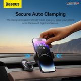  Giá Đỡ Điện Thoại Baseus T-Space Solar Electric Car Mount Cảm Biến Tự Đóng Mở (Solar charging, Auto clamping) 