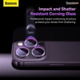  Kính Cường Lực Chống Trầy Cho Camera Baseus Glare Repelling Corning Glass Lens Protector Cho iPhone 14 Series 