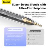  Bút Cảm Ứng Baseus Pencil 2 Smooth Writing Wireless Charging Stylus, Dùng Cho iPad Mini6 Pro Air4, 5 (Palm Reject, Magnetic, Wireless Charging, Bluetooth, App control) 