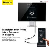  Hub Mở Rộng Đa Năng Baseus Mate Docking Type-C Mobile Phone Intelligent HUB Docking Station Pro 