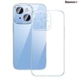  Ốp Lưng Siêu Mỏng Mặt Kính Trong Suốt Baseus Crystal Series Ultra-Thin Case Cho iPhone 14 series 