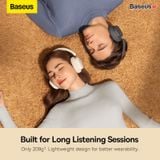  Tai Nghe Chụp Tai Không Dây, Chống Ồn Baseus Bowie D05 ANC, 3D (Bluetooth 5.3, GPS - APP, Nearly No-delay Noise-Cancelling) 