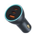  Tẩu Sạc Nhanh Dùng Trên Ô Tô Baseus Golden Contactor Pro GaN Fast Charging Car Charger U+2C 65W 