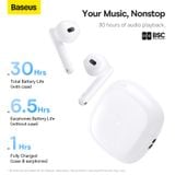  Tai Nghe Bluetooth Baseus WX5 True Wireless Earphone 4-Mic ENC Call Earbuds 30 Hours (Bluetooth 5.3, 0.06' Low Latency TWS Earphones ) 