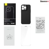  Ốp Lưng Từ Tính Baseus Synthetic Fiber Series Magnetic Phone Case Cho iPhone 14 Sợi Tổng Hợp Aramid Siêu Bền (Tặng Kèm Kính Cường Lực) 