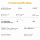  Tai Nghe Bluetooth TWS ROCK Crayon Shinchan EB710 (Immersive Stereo Sound, Hi-Fi Audio, Crystal-Clear Chats, Bluetooth v5.3, 18H, 300mAh, A2DP, AVRCP, HSP, HFP) 