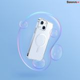  Ốp lưng nhựa cứng siêu mỏng từ tính Baseus Crystal Magnetic Phone Case For iP 13 2021 