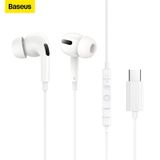  Tai Nghe Type C Baseus Encok in-ear C18 Wired Earphonesc Cho Smartphone iPad Pro Laptop 