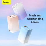  Bộ Sạc Nhanh Baseus GaN3 Pro Quick Charger 65W (Type Cx2 + USB , PD3.0/ PPS/ QC4.0/ SCP/ FCP Multi Quick Charge Protocol, New Upgrade Technology) 