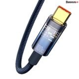  Cáp Sạc Tự Ngắt Siêu Nhanh Baseus Explorer Series Auto Power-Off Fast Charging Data Cable USB to Type-C 100W 