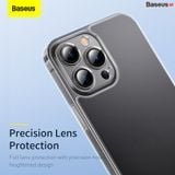  Ốp lưng cường lực nhám viền dẻo chống sốc Baseus Frosted Glass Protective Case dùng cho iPhone 13 Series 