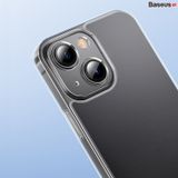  Ốp lưng cường lực nhám viền dẻo chống sốc Baseus Frosted Glass Protective Case dùng cho iPhone 13 Series 