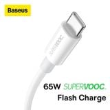  Cáp Sạc Siêu Nhanh Baseus Superior Series (SUPERVOOC) Fast Charging Data Cable USB to Type-C 65W Cho OPPO Huawei Vivo Meizu 