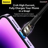  Cáp Sạc Nhanh Cho iPhone Baseus Glimmer Series Fast Charging Data Cable USB to Lightning 2.4A 