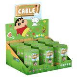  Cáp Sạc Nhanh C to C ROCK Crayon Shinchan Classic Character 60W (3A, 30cm, 480Mbps, 9 Cái/Hộp) 