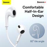  Tai Nghe Type-C  Baseus Encok lateral in-ear Wired Earphone C17 Cho Smartphone & iPad Pro 