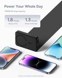  Pin Sạc Dự Phòng Không Dây Tích Hợp Nam Châm Baseus Magnetic Mini Wireless Fast Charge Power Bank 10000mAh 30W 