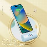  Pin Sạc Dự Phòng ROCK Doraemon Memory Bread Fast Charging Power Bank with LED Display (4800mAh, PD 20W, Doraemon Authentic Licensed) 