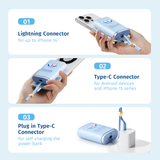  Pin Dự Phòng ROCK Doraemon PowerSack with Cable 10000mAh 22.5W (Fast Charging) 