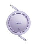  Cáp Sạc Nhanh C to C Rút Gọn Baseus Free2Draw Mini Retractable 100W (cho iPhone 15, Macbook/Laptop, iPad/Smartphone/Tablet Android) 
