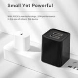  Combo Củ Sạc Nhanh 1C Kèm Cáp C to Lightning ROCK T18 20W (Work with MFi certified PD fast charging cable) 