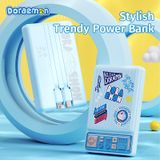  Pin Dự Phòng ROCK Doraemon P92 Dual PD20W 10000mAh Travel Series (Tích Hợp Cáp Type-C và Lightning, Doraemon Authentic Licensed) 