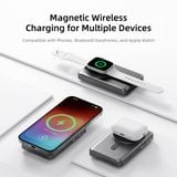  Pin Sạc Không Dây Nam Châm 5-in-1 ROCK P50 10000mAh 20W (tích hợp chân đế giữ điện thoại) 