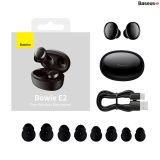  Tai nghe không dây Baseus Bowie E2 True Wireless Earphones (Bluetooth 5.2 , 5~25h using, Anti-Los, APP control, IP55 Waterproof WS) 