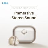  Tai Nghe Không Dây ROCK Sound EarCuffs Pro OWS (Bluetooth v5.4, 6H, 350mAh, ENC, IPX6) 