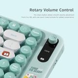  Combo Chuột + Bàn Phím Không Dây ROCK Crayon Shinchan J10 (Phạm vi lên tới 10m, 2.4GHz Receiver) 
